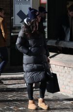 TIMEA PALACSIK Out Shopping in Aspen 12/30/2019