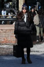 TIMEA PALACSIK Out Shopping in Aspen 12/30/2019