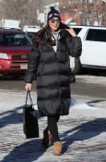 TIMEA PALACSIK Out Shopping in Aspen 12/30/2019