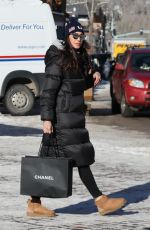 TIMEA PALACSIK Out Shopping in Aspen 12/30/2019