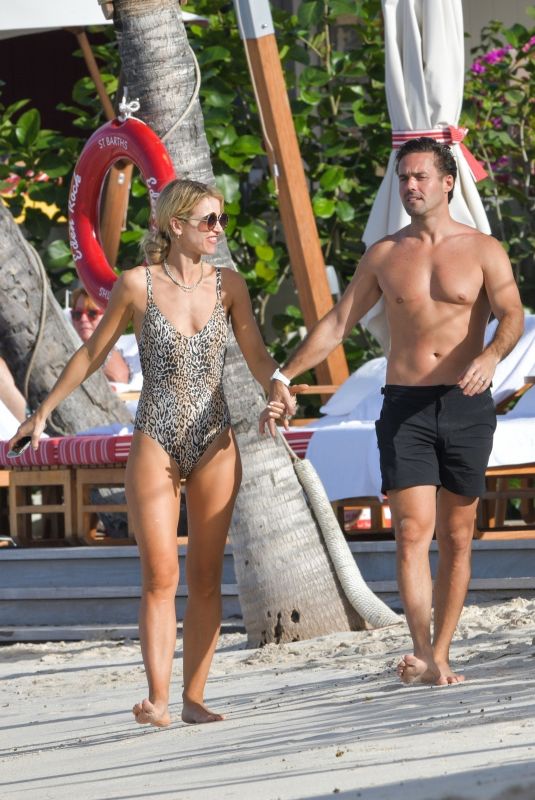VOGUE WILLIAMS in Swimsuit at a Beach in St Barts 12/15/2019