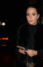 YAZMIN OUKHELLOU Leaves Her Y.A.Z Store in Essex 12/30/2019