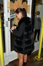 YAZMIN OUKHELLOU Leaves Her Y.A.Z Store in Essex 12/30/2019