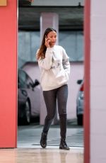 ZOE SALDANA Aarrives at a Medical Building in Beverly Hills 12/18/2019