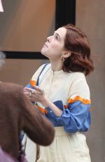 ZOEY DEUTCH on the Set of The Politician in New York 12/16/2019