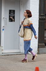 ZOEY DEUTCH on the Set of The Politician in New York 12/16/2019