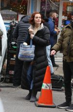 ZOEY DEUTCH on the Set of The Politician in New York 12/16/2019
