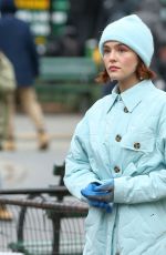 ZOEY DEUTCH on the Set of The Politician in New York 12/18/2019