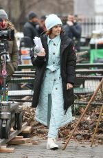 ZOEY DEUTCH on the Set of The Politician in New York 12/18/2019