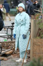 ZOEY DEUTCH on the Set of The Politician in New York 12/18/2019
