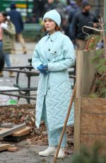 ZOEY DEUTCH on the Set of The Politician in New York 12/18/2019