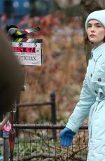 ZOEY DEUTCH on the Set of The Politician in New York 12/18/2019