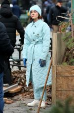 ZOEY DEUTCH on the Set of The Politician in New York 12/18/2019