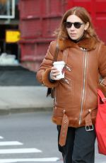 ZOSIA MAMET on the Set of The Flight Attendant in New York 12/18/2019