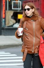 ZOSIA MAMET on the Set of The Flight Attendant in New York 12/18/2019