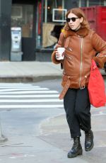 ZOSIA MAMET on the Set of The Flight Attendant in New York 12/18/2019
