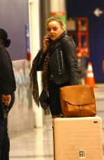 ABBIE CORNISH at LAX Airport in Los Angeles 01/06/2020