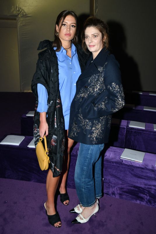 ADELE EXARCHOPOULOS and CHIARA MASTROIANNI at Dior Haute Couture Show at PFW in Paris 01/20/2020