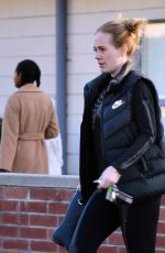 ADELE Leaves a Library in Los Angeles 01/24/2020