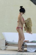 ADRIANA LIMA in Bikini at a Pool in Miami 01/03/2020
