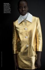 ADUT AKECH and KAIA GERBER in Vogue Magazine, February 2020
