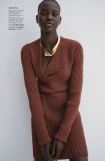 ADUT AKECH and KAIA GERBER in Vogue Magazine, February 2020