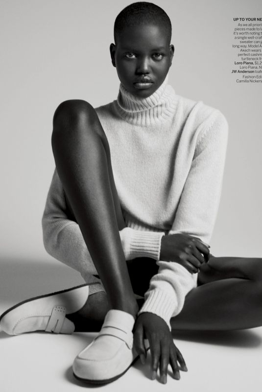 ADUT AKECH and KAIA GERBER in Vogue Magazine, February 2020