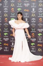 AIDA DOMENECH at 34th Goya Cinema Awards 2020 in Madrid 01/25/2020