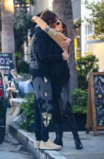 ALESSANDRA AMBROSIO and Nicolo Oddi at Gjelina in Venice Beach 01/23/2020