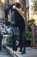 ALESSANDRA AMBROSIO and Nicolo Oddi at Gjelina in Venice Beach 01/23/2020