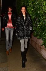 ALESSANDRA AMBROSIO and Nicolo Oddi Out for Dinner in Santa Monica 01/25/2020