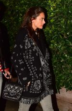 ALESSANDRA AMBROSIO and Nicolo Oddi Out for Dinner in Santa Monica 01/25/2020