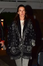 ALESSANDRA AMBROSIO and Nicolo Oddi Out for Dinner in Santa Monica 01/25/2020