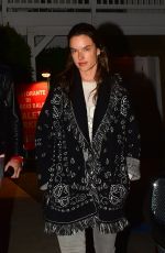 ALESSANDRA AMBROSIO and Nicolo Oddi Out for Dinner in Santa Monica 01/25/2020