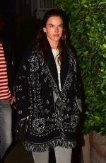 ALESSANDRA AMBROSIO and Nicolo Oddi Out for Dinner in Santa Monica 01/25/2020