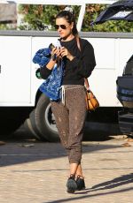 ALESSANDRA AMBROSIO Arrives at Pilates Class in Malibu 01/24/2020