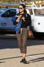 ALESSANDRA AMBROSIO Arrives at Pilates Class in Malibu 01/24/2020