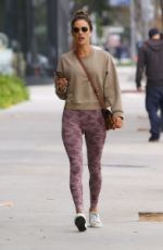 ALESSANDRA AMBROSIO Heading to a Gym in Los Angeles 01/26/2020