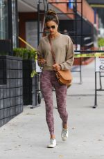 ALESSANDRA AMBROSIO Heading to a Gym in Los Angeles 01/26/2020