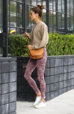 ALESSANDRA AMBROSIO Heading to a Gym in Los Angeles 01/26/2020