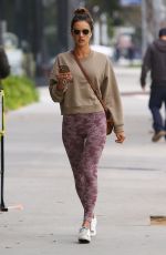 ALESSANDRA AMBROSIO Heading to a Gym in Los Angeles 01/26/2020