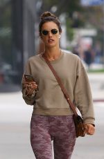 ALESSANDRA AMBROSIO Heading to a Gym in Los Angeles 01/26/2020