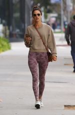 ALESSANDRA AMBROSIO Heading to a Gym in Los Angeles 01/26/2020