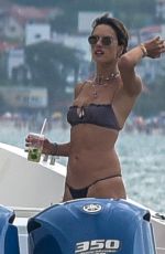 ALESSANDRA AMBROSIO in Bikini on the Beach in Florianopolis 01/03/2020