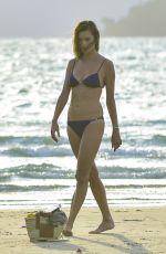 ALESSANDRA AMBROSIO in Bikini on the Beach in Florianopolis 01/16/2020