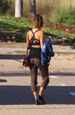 ALESSANDRA AMBROSIO Leaves a Gym in Malibu 01/24/2020