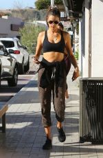 ALESSANDRA AMBROSIO Leaves a Gym in Malibu 01/24/2020