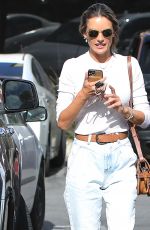 ALESSANDRA AMBROSIO Out and About in Brentwood 01/21/2020