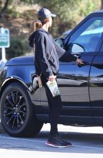 ALESSANDRA AMBROSIO Out Hiking with Her Dog in Pacific Palisades 01/23/2020