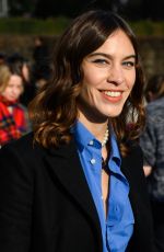 ALEXA CHUNG at Dior Haute Couture Spring/Summer 2020 Show at Paris Fashion Week 01/20/2020